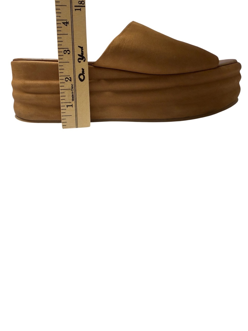 Free People Harbor Platform Sandal Tan Size 9 - Picture 10 of 10